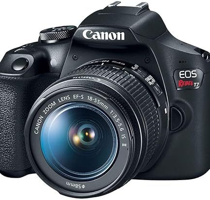 Canon EOS Rebel T7 DSLR Camera with 18-55mm Lens | Built-in Wi-Fi | 24.1 MP CMOS Sensor | DIGIC 4+ Image Processor and Full HD Videos